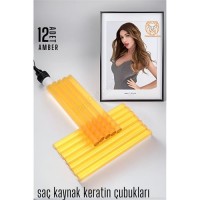 ModaCar Nano Keratin Kaynak Çubukları 12 ADET AMBER Absolute