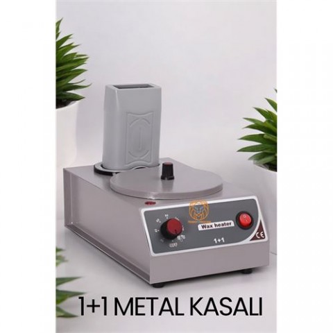 ModaCar Ağda Isıtıcı Sir Ağda Kavanoz Kartuş Ağda Isıtıcı Metal 1+1