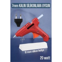 ModaCar Sıcak Silikon Tabancası 20 Watt İnce Tip