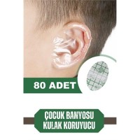 ModaCar 80 ADET Çocuk Banyo Kulak Koruyucu Su Geçirmez 718095 Toptan Paket