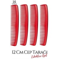 ModaCar 16 ADET 12 Cm Erkek Cep Tarağı   718894 Toptan Paket