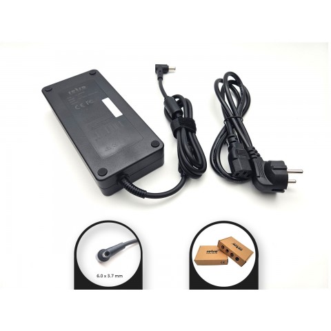 Hepbidolu  Asus 20V 16.5A 330W Pinli Uç (6.0 mm) Notebook Adaptör RPA-AC346