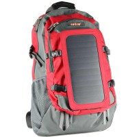Hepbidolu  Solar Backpack 7 Watt 45L Kırmızı Sırt Çantası