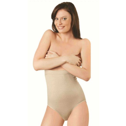 Elite Life Dikişsiz Şekillendirici Silikonlu Kadın Ten Slip Korse 890 Beden L-XL