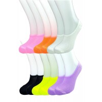 12 Adet Canlı Renk Kadın Spor Babet Çorap Beden 36-40