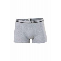 Relax Pamuklu Esnek Erkek Boxer Gri - 1268A Beden 2XL