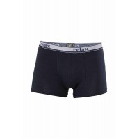 Relax Pamuklu Esnek Erkek Boxer Lacivert - 1268A Beden 2XL