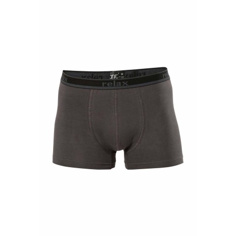 Relax Pamuklu Esnek Erkek Boxer Füme - 1268A Beden 2XL