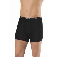 Bambu Düz Renk Erkek Boxer Siyah - 1275A Beden 2XL