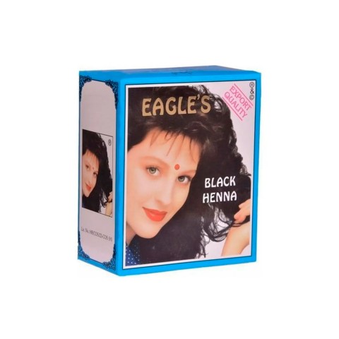 Eagle's Orijinal Hint Kınası Saç Boyası Siyah - Black Henna