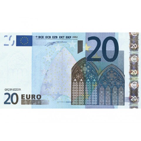 Şaka Parası - 100 Adet 20 Euro