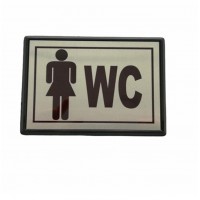 Büyük Boy BAYAN WC Yönlendirme Tabelası 13 x 8 cm