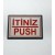 Push - İtiniz Yönlendirme Tabelası Yapışkanlı Büyük Boy 13 x 8 Cm