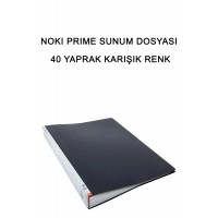 Noki Prime Sunum Dosyası 40 Yaprak Karışık Renk