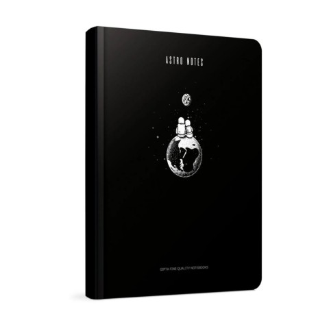 Gıpta Astro Notes Tasarımlı Defter 120 yaprak Çizgisiz A7