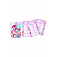 Gıpta Winx Ders Programlı Okul Etiketi 16x24cm 3 Yaprak