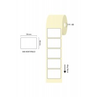 Tanex 58x40mm Eco Termal Etiket 1 Li 40mm 500 Adet