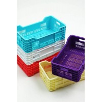 Kasa Sepet 3'lü Set Çok Amaçlı Mini Plastik Organizer Mutfak Düzenleyiciler 17x10x6 cm