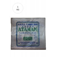 Kalın Şeffaf Atlet Poşet Orta Boy 27x47 Cm 1 Kg (1 Paket-Takriben 145 Adet)