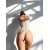 Night Light Kadın Beyaz Taşlı Fantazi Body Vücut Çorabı 5540-2 Beden L-XL