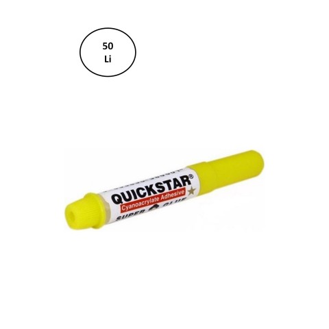 Quickstar Japon Yapıştırıcı 1,5 Gr Kutulu 50'li