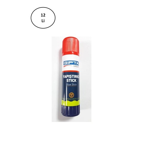 Gıpta Glue Stick Yapıştırıcı 40 Gr Beyaz 12'li