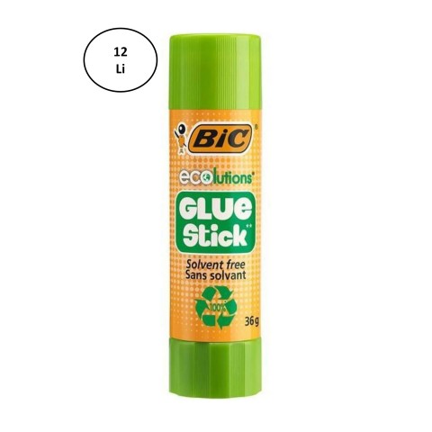 Bic 9192541 Ecolutıon Glue Stıck Yapıştırıcı 36 Gr 12'li