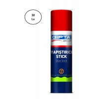 Gıpta Glue Stick Yapıştırıcı 10Gr Beyaz 30'lu