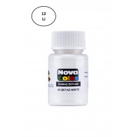 Nova Color Kumaş Boyası Şişe 30 Ml Beyaz 12 Li