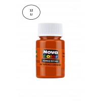 Nova Color Kumaş Boyası Şişe 30 Ml Turuncu 12 Li