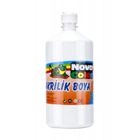 Nova Color Akrilik Boya 1 Kg Beyaz Nc-225 1