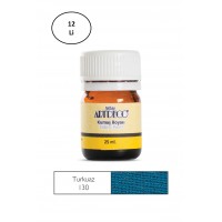 Artdeco Kumaş Boyası 25ml 10 A-130 Turkuaz 12'li