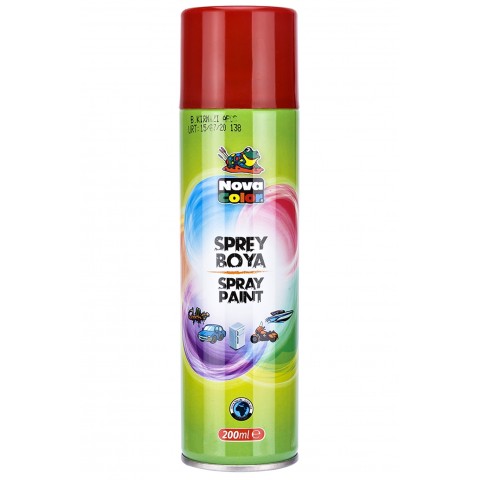 Nova Color Sprey Boya 200 Ml Kırmızı