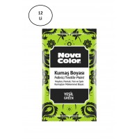 Nova Color 12 Gr Toz Kumaş Boyası Yeşil Nc-903 12'li