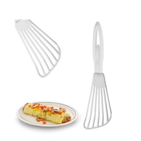 Omlet Krep Spatulası Balerin Saplı Metal Krep Omlet Çevirici