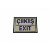 Cemax Yönlendirme Büyük Çıkış (Exit) 13X8,5 cm