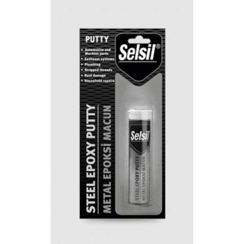 Selsil Metal Putty Epoksi Macun Yapıştırıcı 57 gr