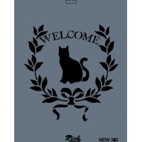 Rich New Seri N-382 Stencil 35x25 cm