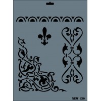 Rich New Seri N-130 Stencil 35x25 cm