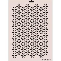 Rich New Seri N-154 Stencil 35x25 cm