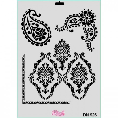 Rich Dantel Seri DN-926 Stencil 35x25 cm