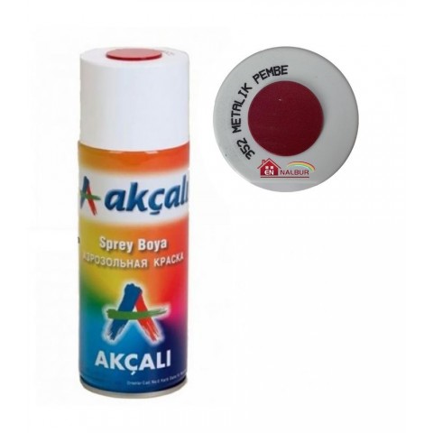 Akçalı Sprey Boya 400 ml 352 Metalik Pembe