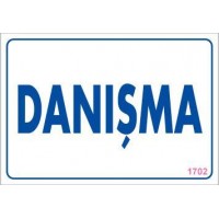 Danışma Uyarı Levhası 17,5x25 KOD:1702