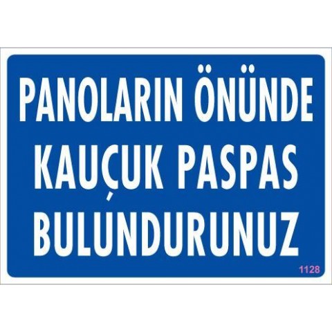 Elektrik Panosu Levhası 25x35 KOD:1128