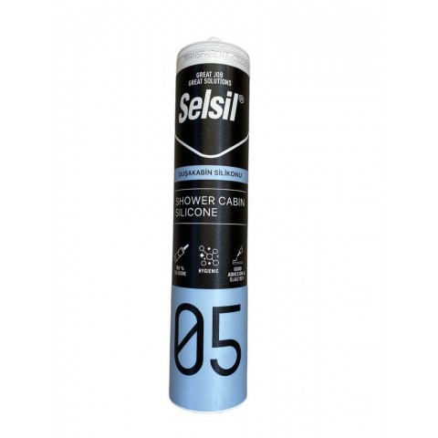 Selsil 05 Mutfak Duşakabin Silikonu Şeffaf 280 ml