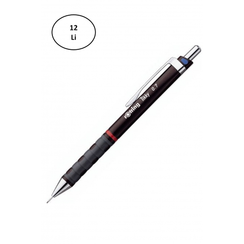 Rotring Tikky II Versatil Bordo 0.7 MM 12'li