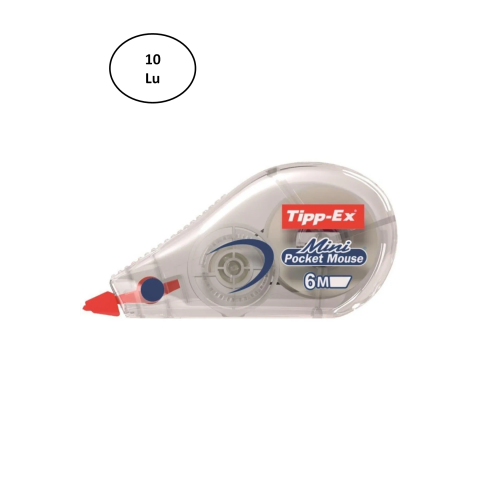 Bic Tipp-ex Mini Pocket Mouse Şerit Düzeltici 10'lu