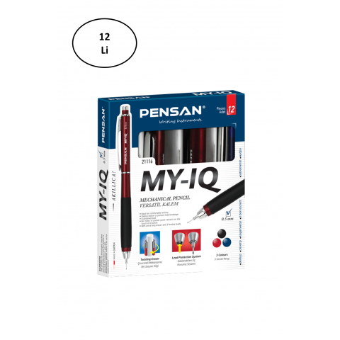 Pensan My Iq 0.7 Mm Versatil Kalem 12'li