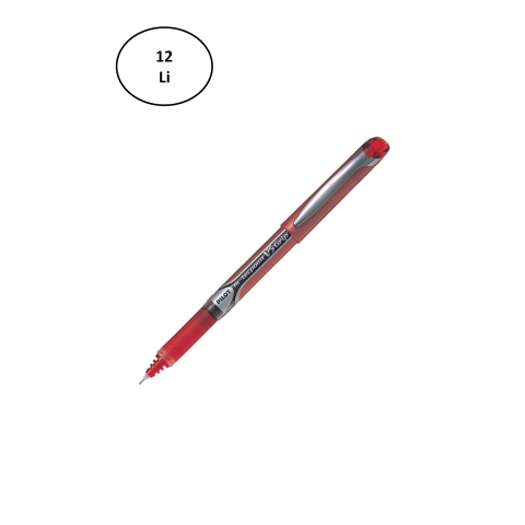 Pilot Kalem V5 Grip Hi-Tecpoint Kırmızı 12'li