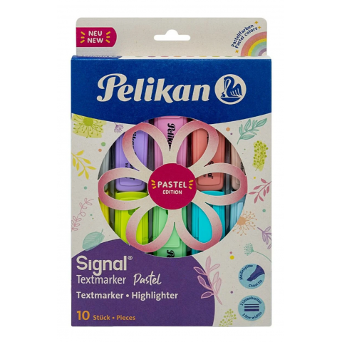 Pelikan Pastel Renk İşaretleme Kalemi, 10'lu Set